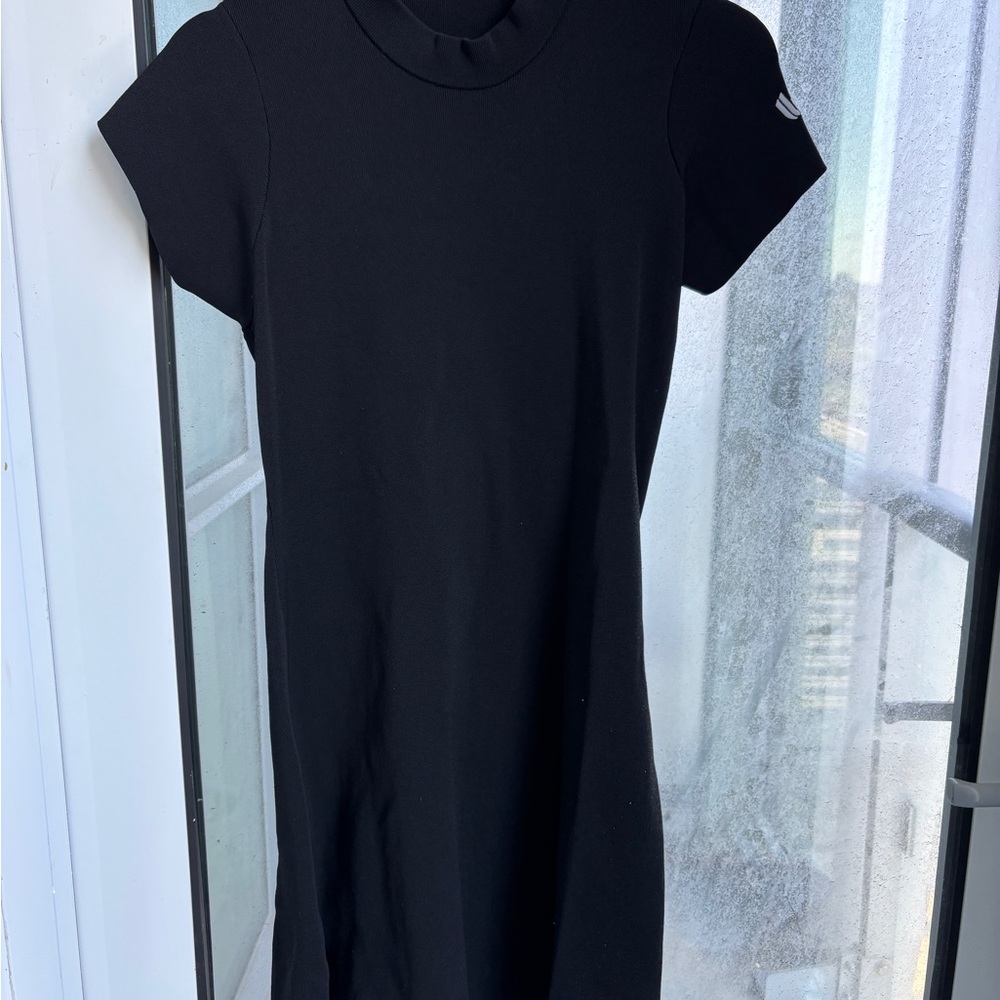Balenciaga Black Short Sleeve Dress